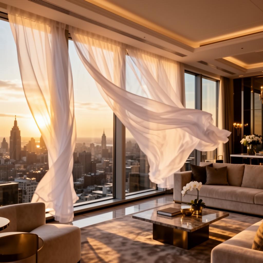 Esenyurt ve Beylikdüzü tül perde, şifon perde modelleri